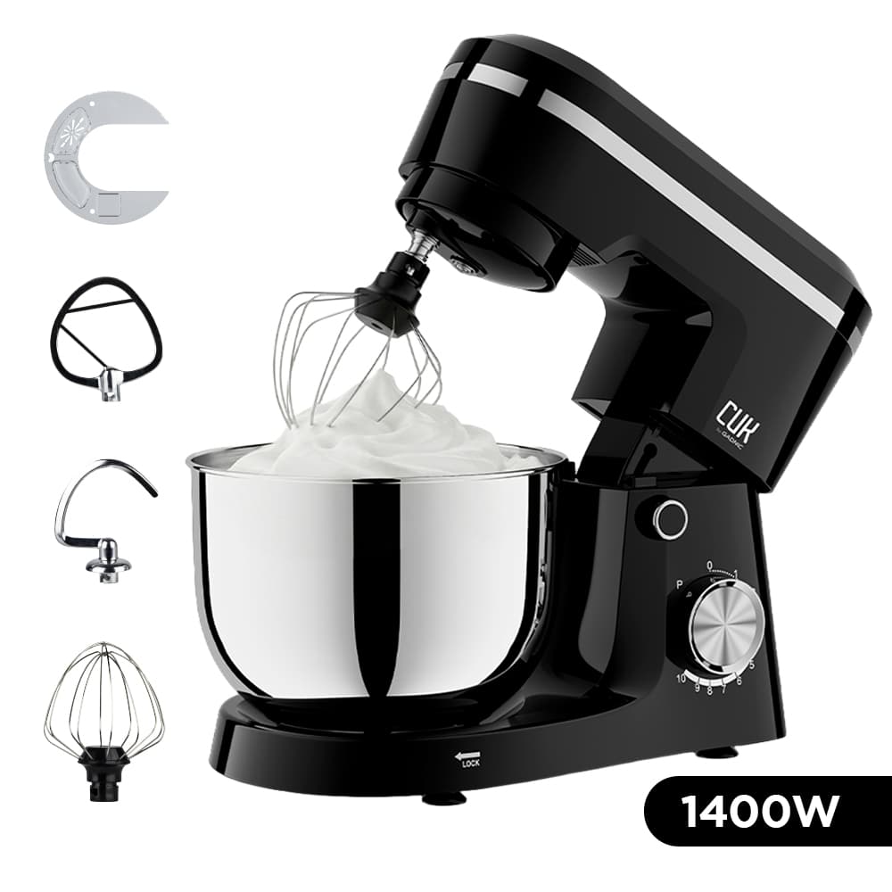 Batidora Planetaria CUK By Gadnic 4L 1400W Batido Uniforme Con Accesorios Usado