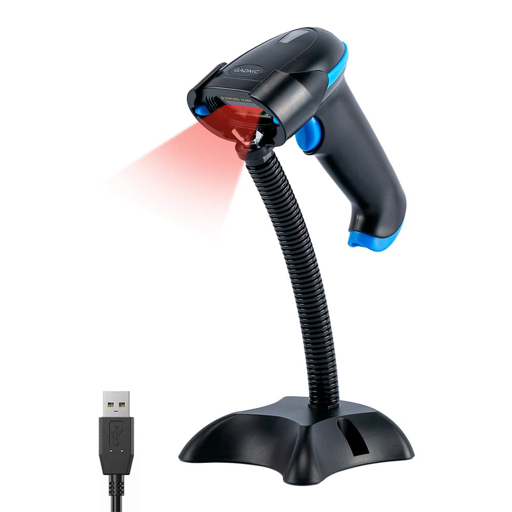 Lector Código de Barras Gadnic Inalámbrico USB Memoria Interna  Soporte Outlet