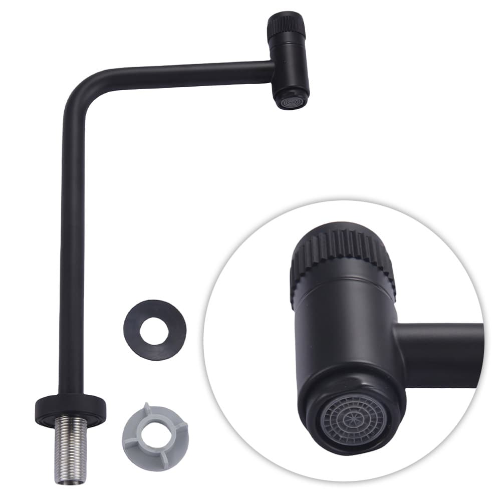 Griferia Para Baño Gadnic Cuadrada Negro Matte Outlet