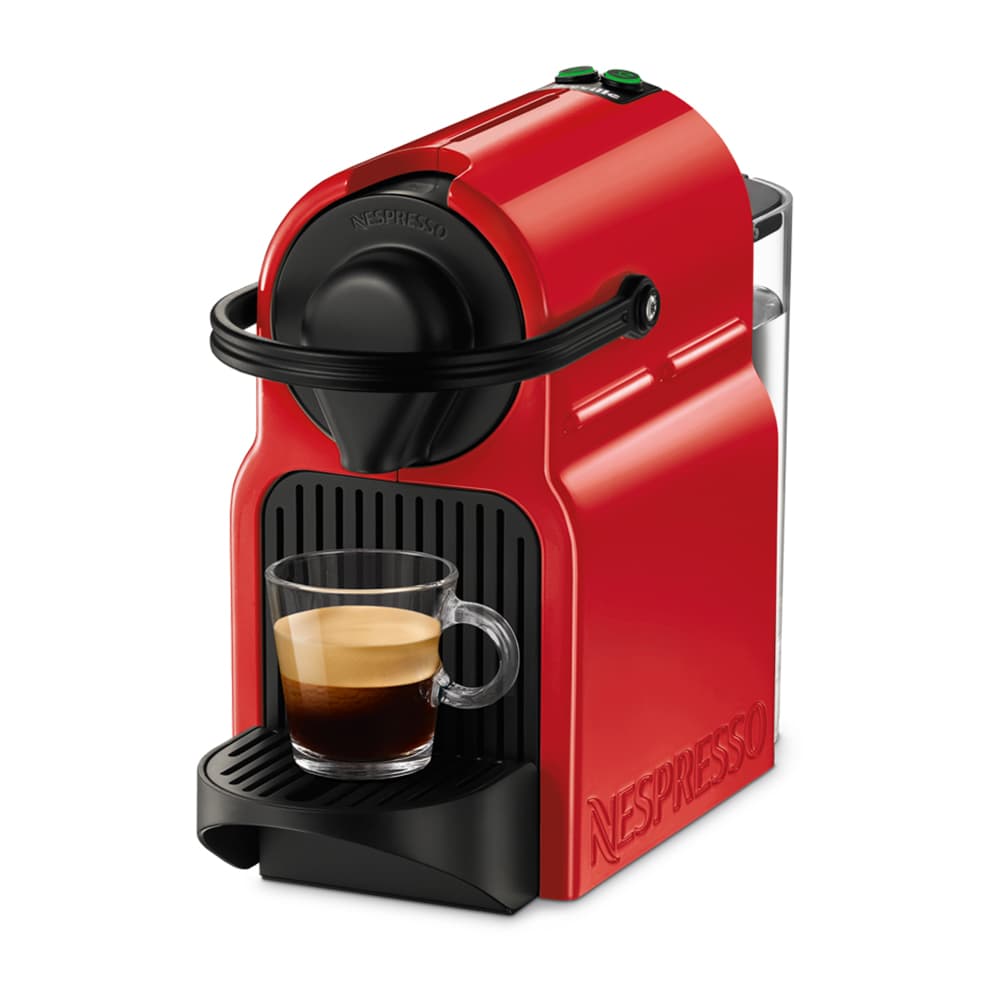 Cafetera Nespresso Inissia Red Cápsulas 0.7L 19 Bares Espresso Lungo