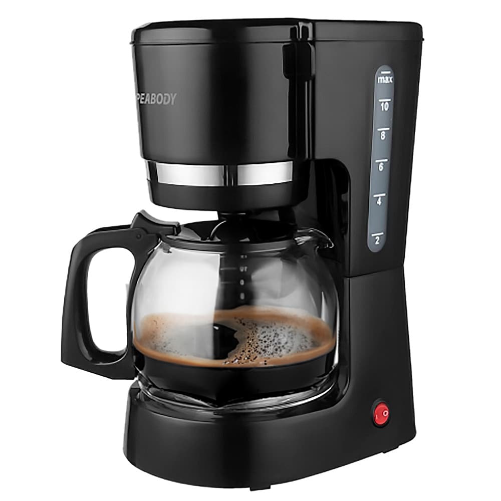 Cafetera Peabody SemiAutomatica De Filtro Goteo 1.5lts Negra PE-CT4205