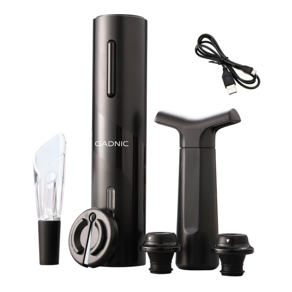 Kit de Vino Gadnic Sacacorchos Eléctrico Decantador Bomba de Vacío Outlet