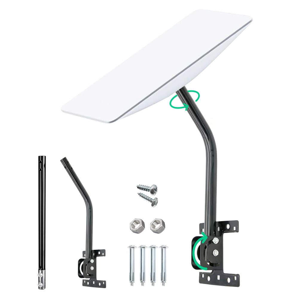 Soporte para Antena Starlink Mini Exterior Tubo Extensible 82cm Caño 25mm Curvado Outlet